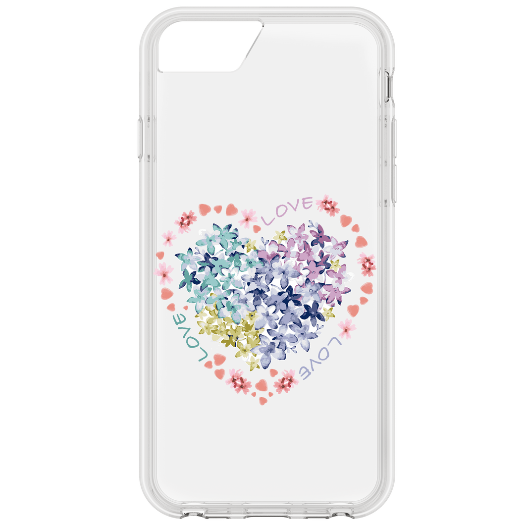 Heart of Flowers Case for iPhone 8+/7+/6s+/6+