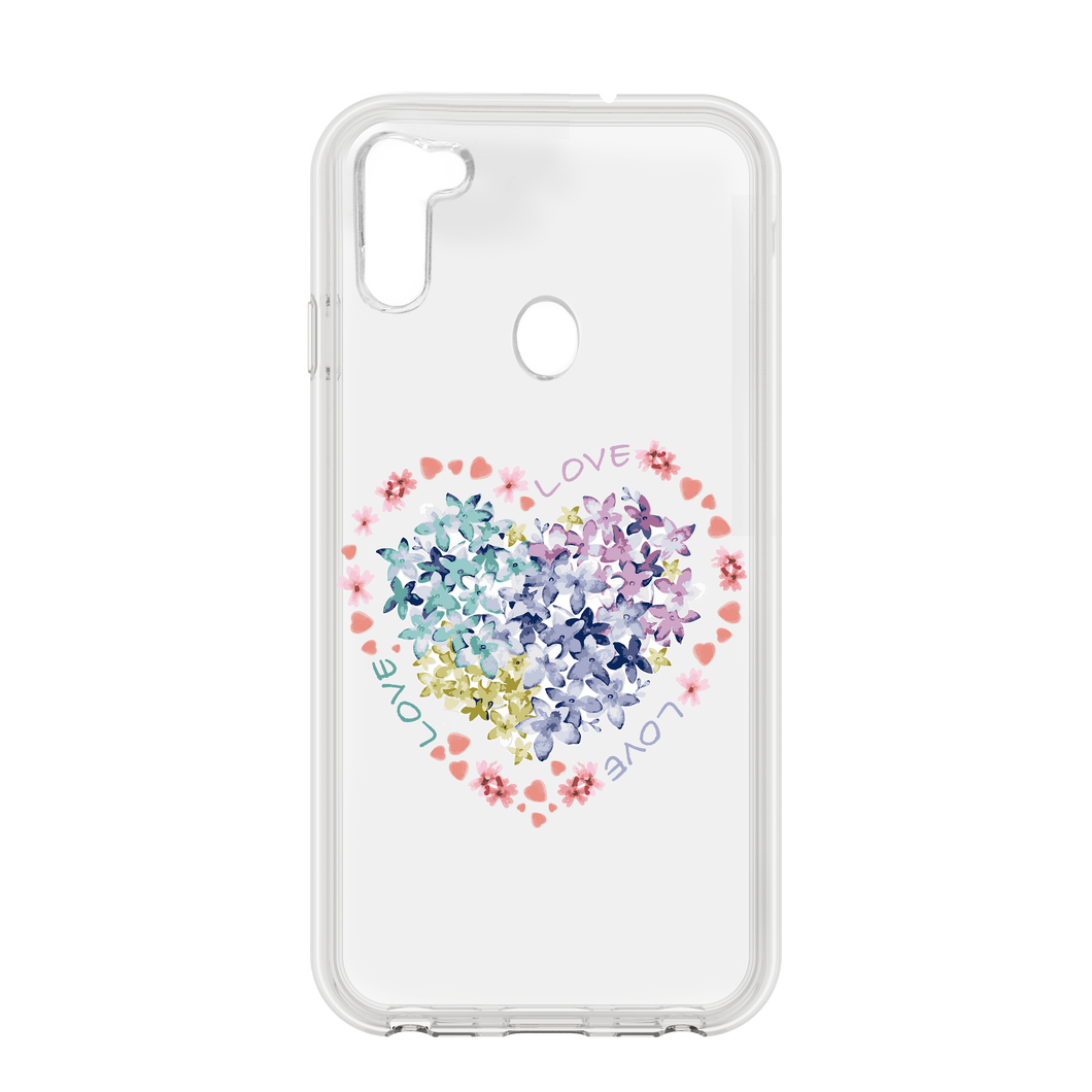 Heart of Flowers Case for Samsung Galaxy A11