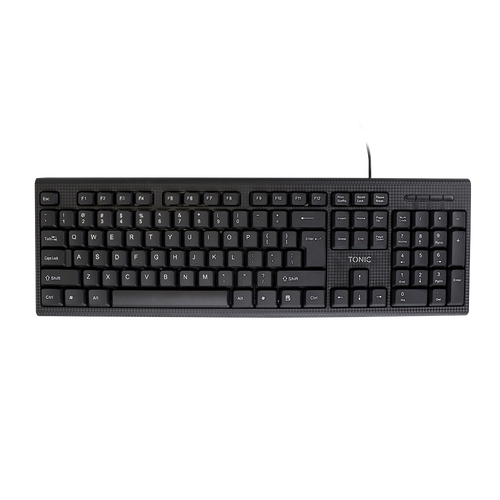 Wired Keyboard and Mouse Bundle - Black