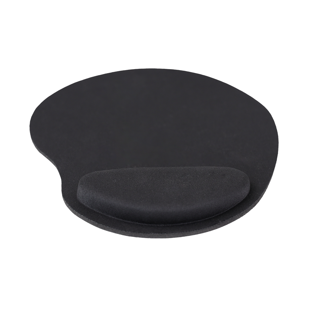 Mouse Mat with Wrist Rest - Black